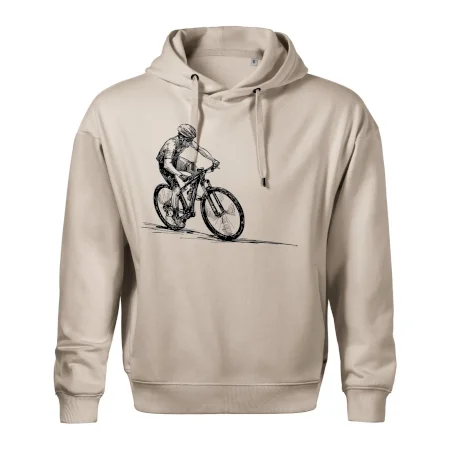 MTB kreslený cyklista