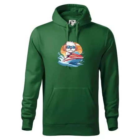 Bišonek na vodním skútru