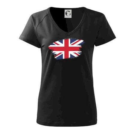 Britská vlajka roztrhaná