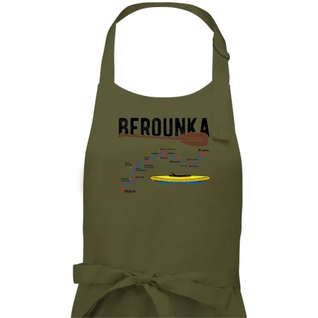 Mapa řeky Berounky
