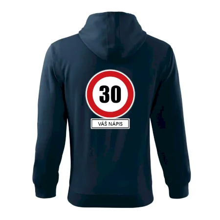 Dopravní značka - rychlost 30 - váš nápis