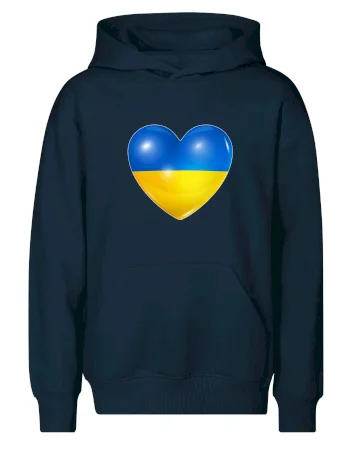 Ukrajina srdce vlajka