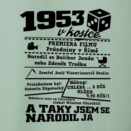1953 v kostce