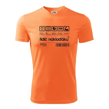 Čárový kód řidič náklaďáku