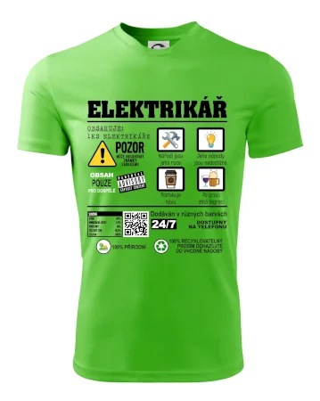 Profese - informace o produktu - elektrikář
