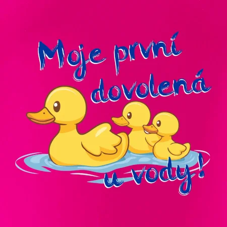Moje první dovolená u vody - sourozenci
