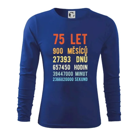 Narozeniny 75 přepočet času