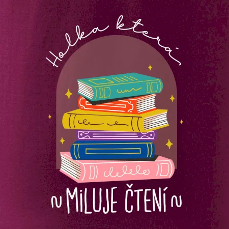Holka, která miluje čtení