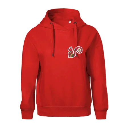 Folklor na prsu veverka