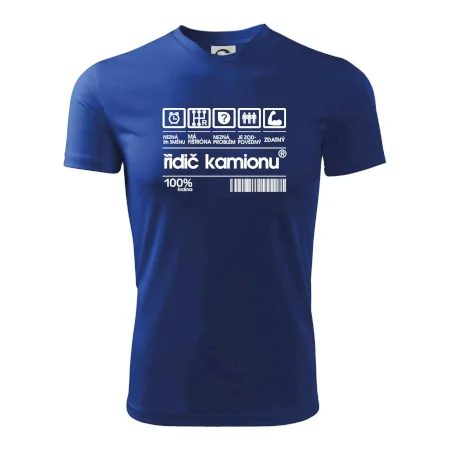 Čárový kód řidič kamionu