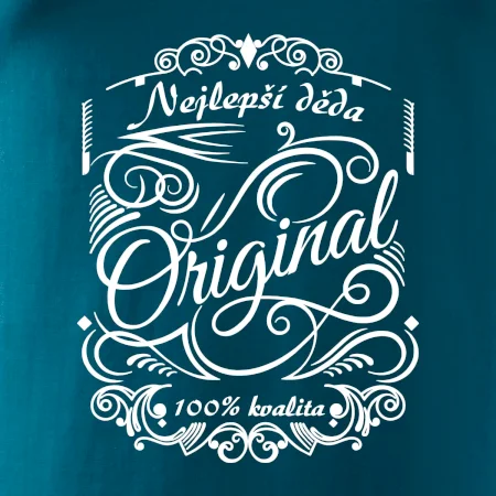 Vintage nejlepší deda 100% kvalita