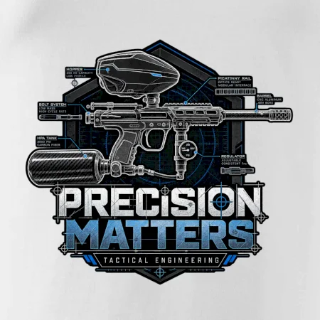 Technický nákres precision matters paintball