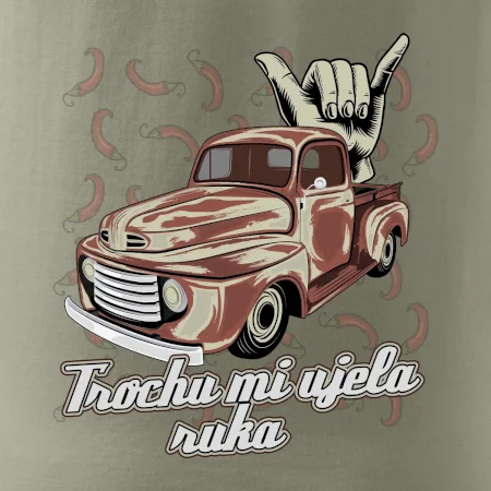 Trochu mi ujela ruka
