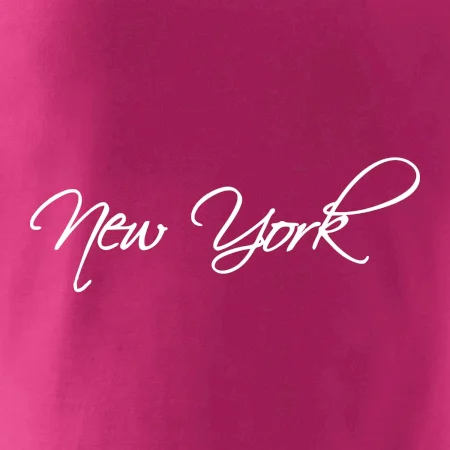 New York nápis psacím