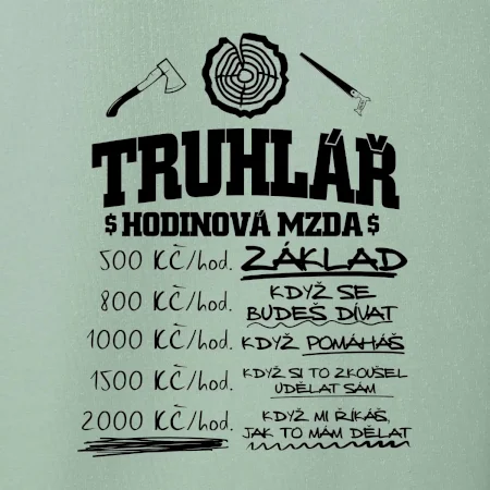 Hodinová mzda truhlář