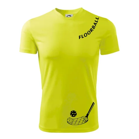 Floorball nápis šikmo