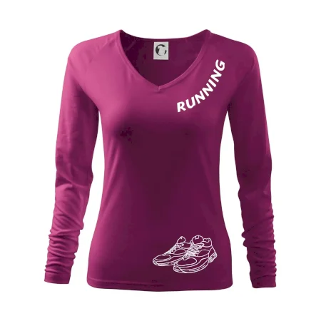 Running nápis šikmo