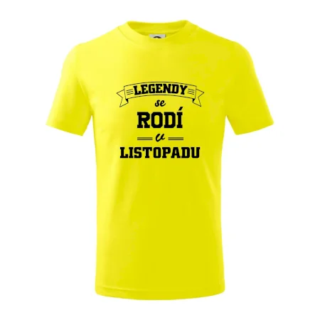 Legendy se rodí v listopadu