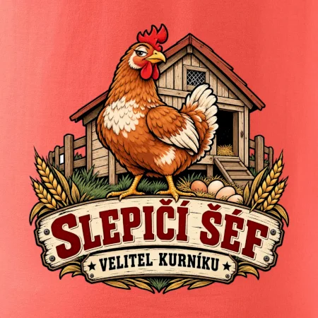 Slepičí šéf velitel kurníku