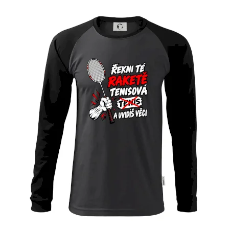 Badmintonová raketa není tenisová