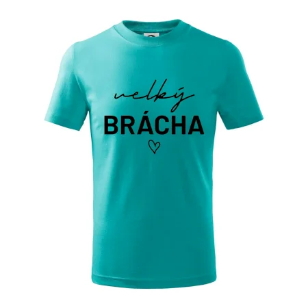 Velký brácha - nápis na prsou