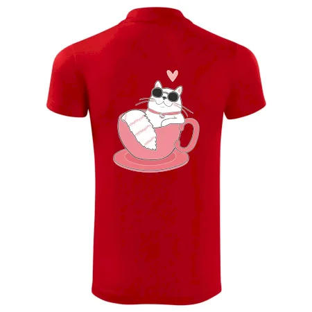 Hustá kočka v hrníčku
