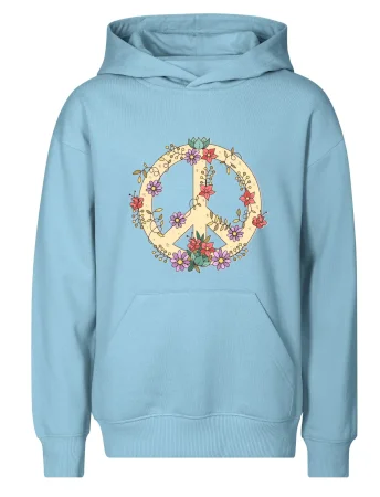 Peace symbol pískový