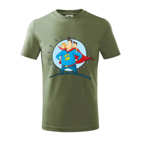 Táta superman - holka a kluk