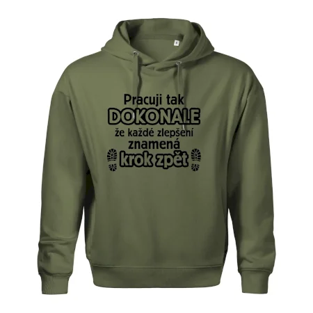Pracuji dokonale krok zpět
