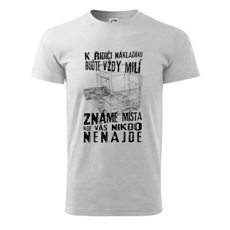 K řidiči náklaďáku buďte vždy milý