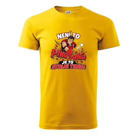 Není to ping pong, je to stolní tenis!