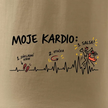 Moje kardio základní krok otočka salsa