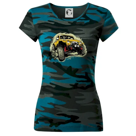 Žlutý offroad s navijákem