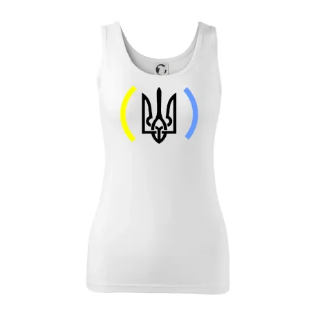 Ukrajina trojzubec s barvami