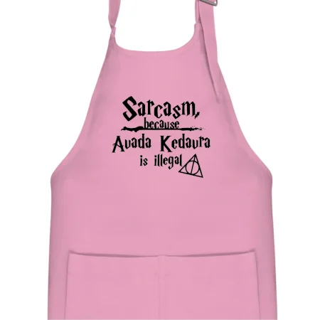 Harry - Sarcasm, because Avada Kedavra is illegal