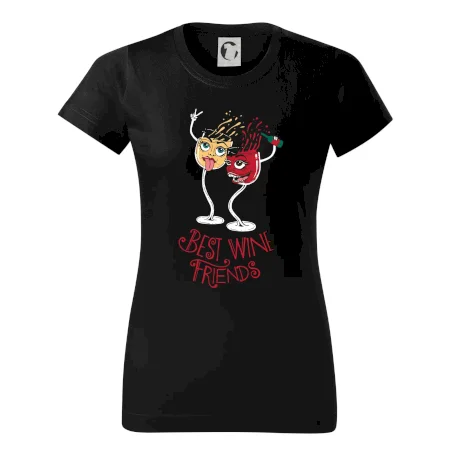 Best wine friends dancing (Pecka design)