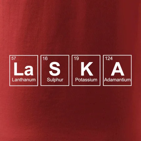 Láska  - periodická tabulka