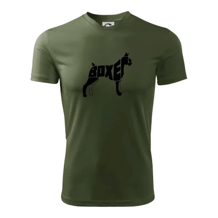 Boxer nápis v těle