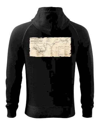 Mapa Báňské dráhy z Moravské Ostravy do Doubravy