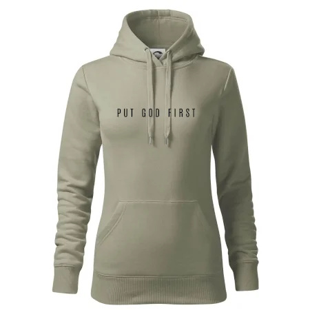 Put God first slabý nápis