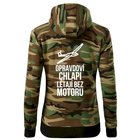 Opravdovi chlapi létají bez motoru