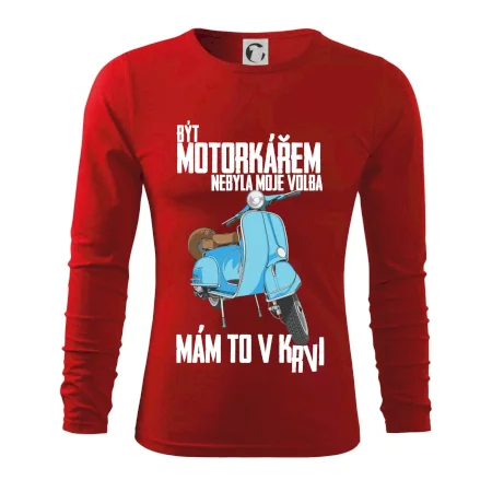 Být motorkářem nebyla moje volba skútr