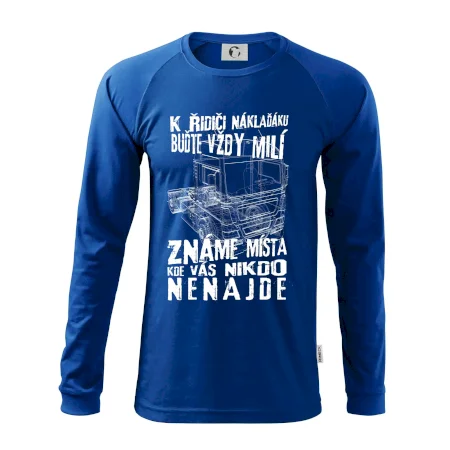 K řidiči náklaďáku buďte vždy milý