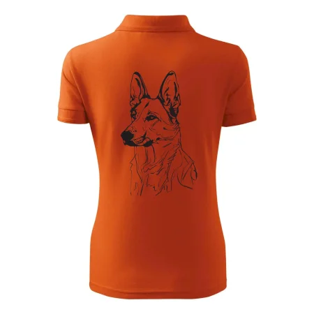 Německý ovčák černá kresba