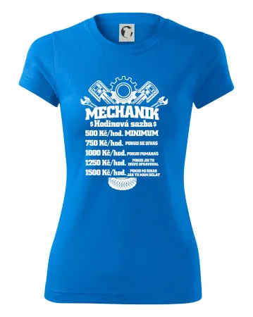 Mechanik - hodinová sazba