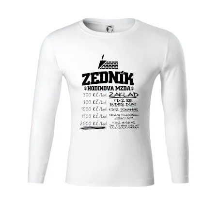 Hodinová mzda zedník