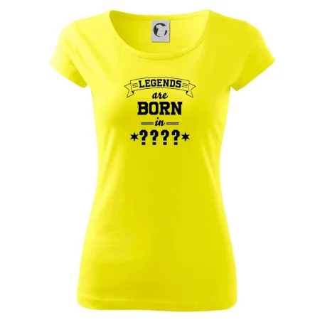 Legends are born in (tvůj měsíc narození)