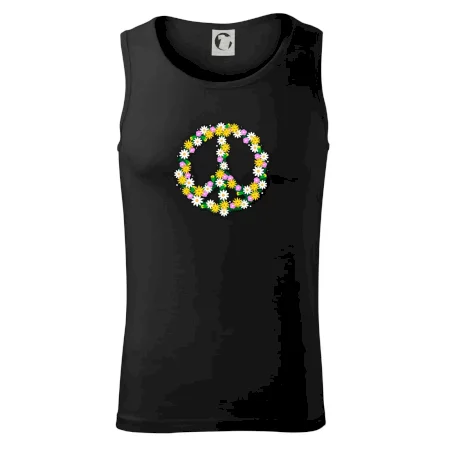 Peace symbol kopretiny