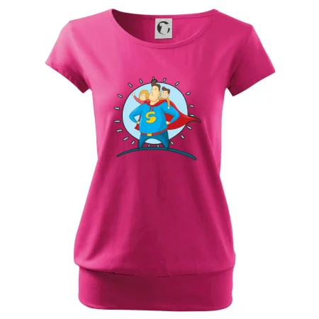 Táta superman - holka a kluk