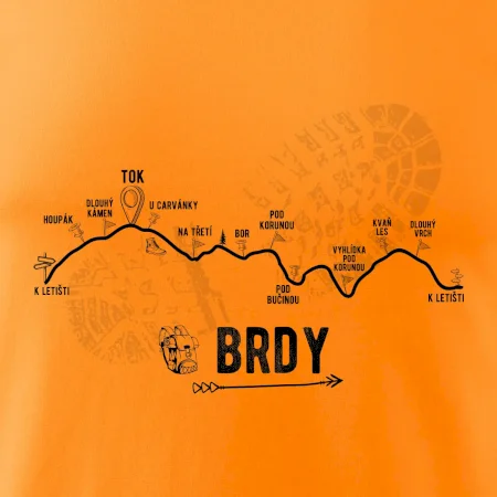 Profil kopců - Brdy